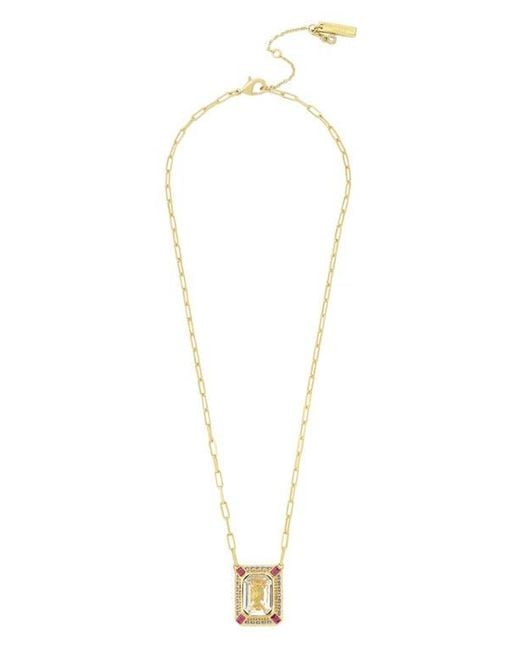 Kurt Geiger White Eagle Crystal Pendant Necklace