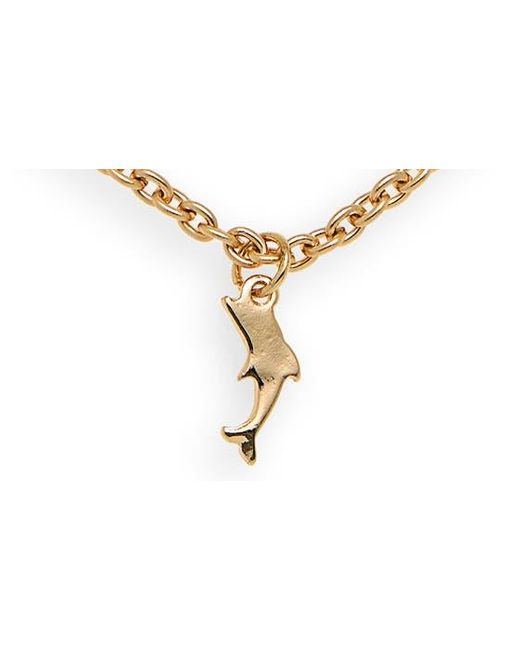 BP. White Layered Dolphin Charm Necklace