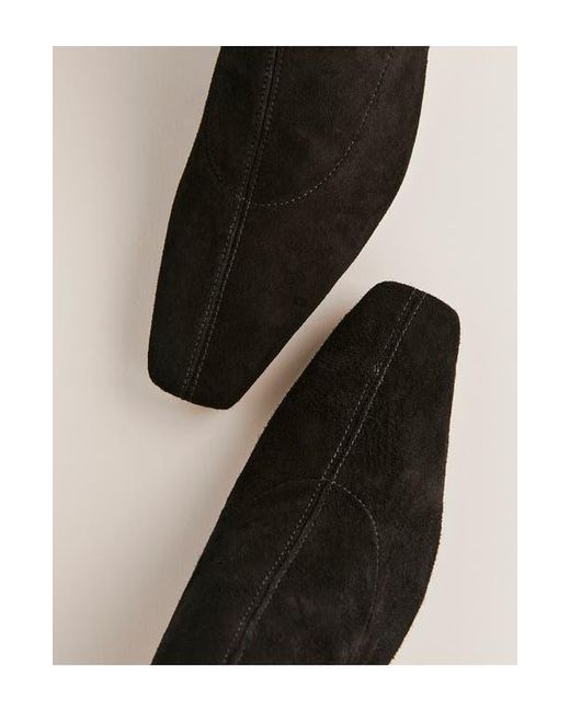 Reformation Black Raven Knee High Boot