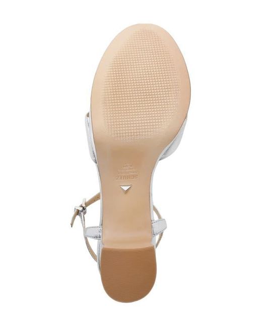 SCHUTZ SHOES Metallic Keefa Platform Sandal