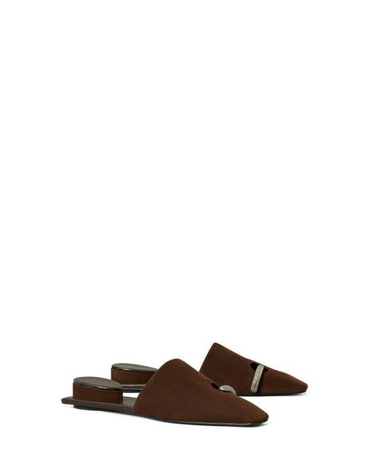 Tory Burch Brown Pierced Mule