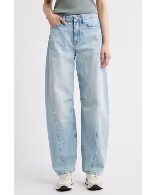 Boss Blue High Waist Balloon Leg Jeans