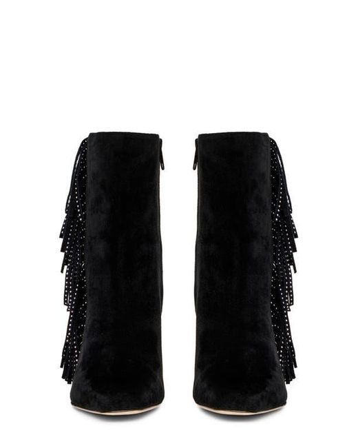 PAIGE Black Aya Kitten Heel Boot