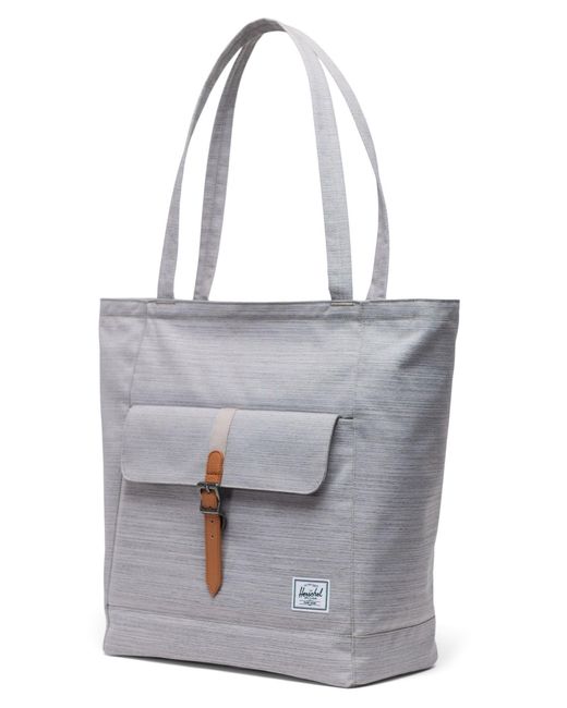 Herschel Supply Co. White Retreat Recycled Polyester Tote