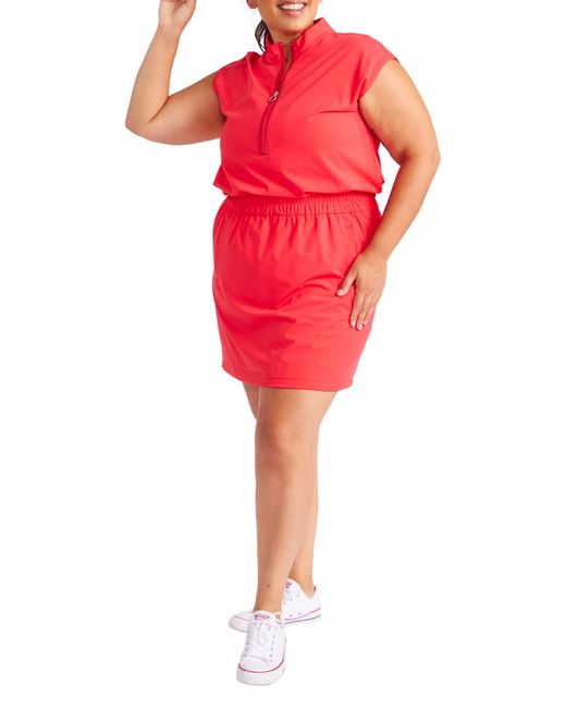KINONA Red Fall Ball Golf Dress