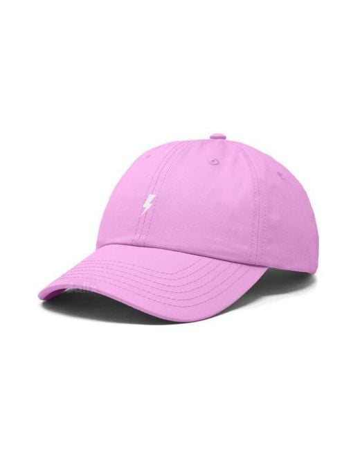 Alix Pink Lil Bolt Dad Cap for men