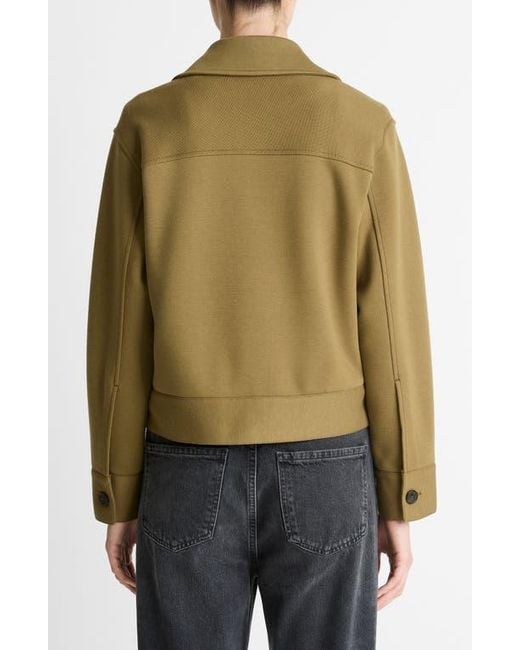 Vince Multicolor Double-Face Cropped Jacket