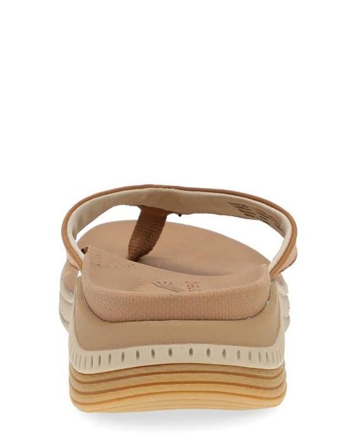 Dansko Brown Rosemary Platform Flip Flop