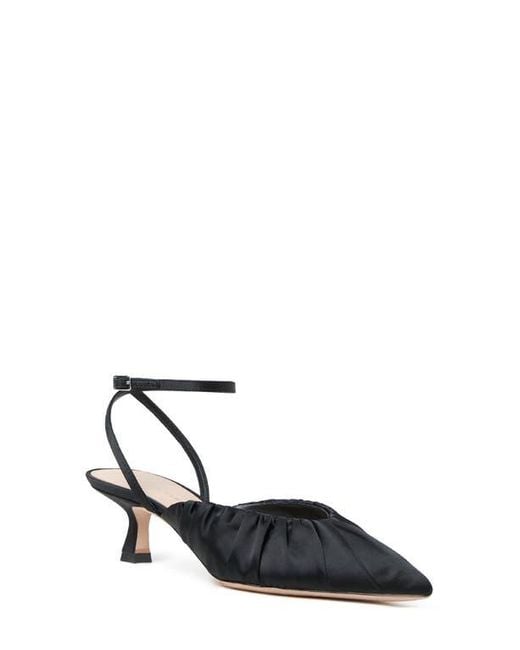 Loeffler Randall Black Rio Ankle Strap Pointed Toe Pump