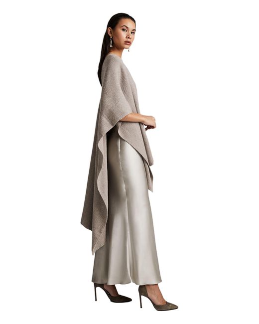Voz Gray Solid Alpaca Duster