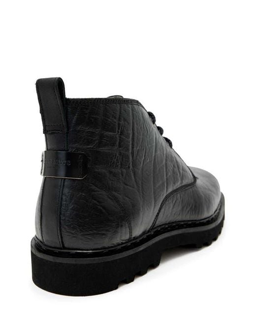 AllSaints Black Skiff Mid Boot for men