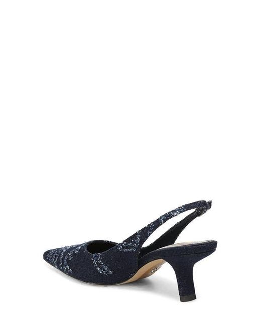 Sam Edelman Blue Bianka Slingback Pointed Toe Pump