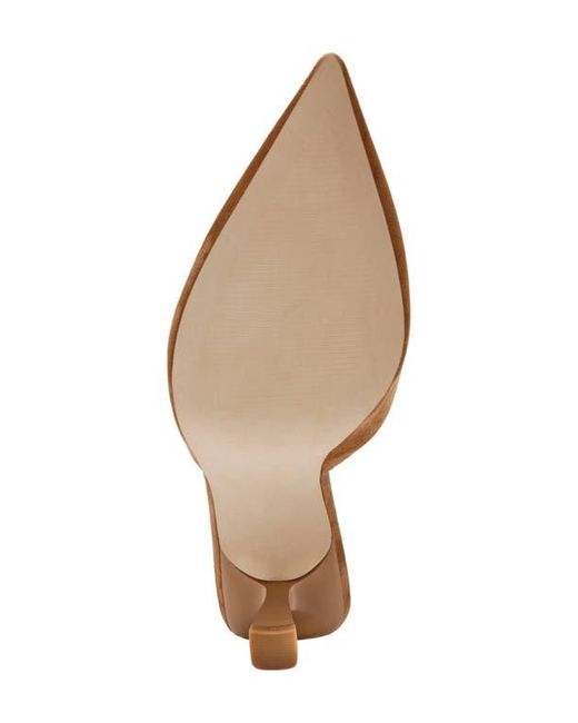 Steve Madden Brown Mod Pointed Toe Mule Pump