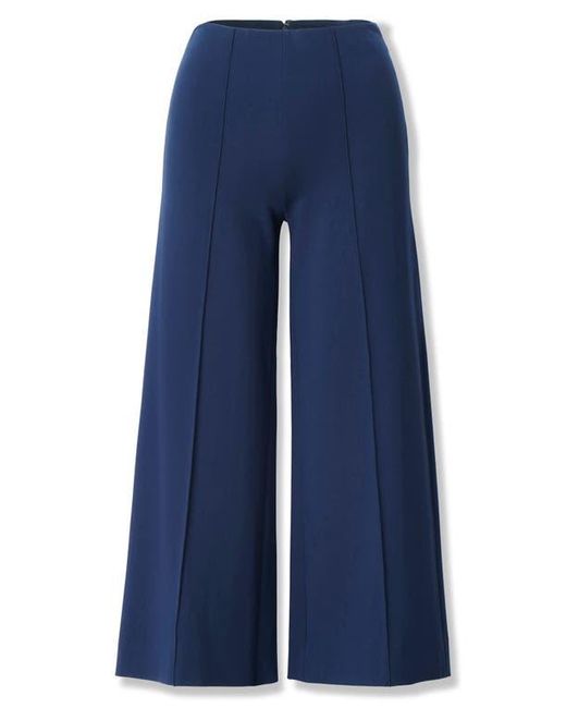 Rag & Bone Blue Irina Wide Leg Crop Pants