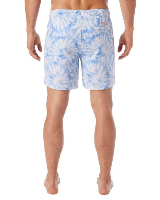 Fair Harbor Blue Bayberry Water Repellent Swim Trunks for men