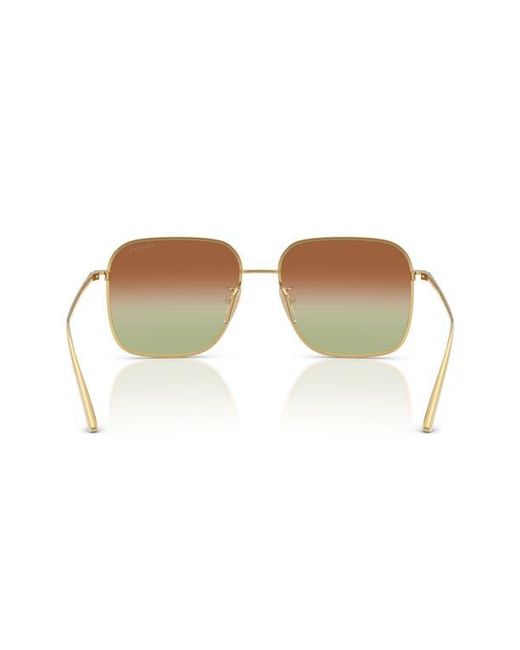 Prada Natural 54Mm Square Sunglasses