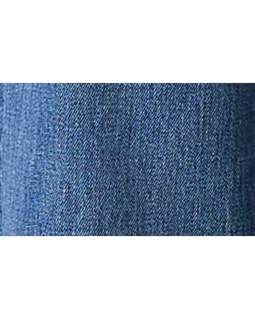 Le Jean Blue Pixie Raw Hem Barrel Jeans
