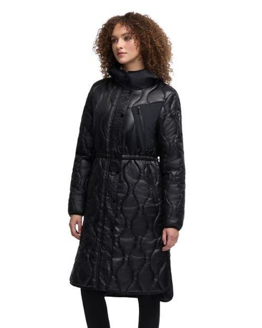 Pajar Black Sterling Onion Quilted Longline Anorak