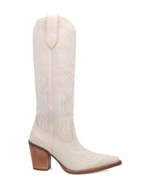 Dingo White Evita Western Boot