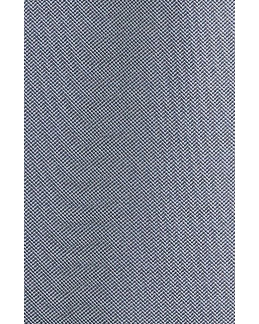 Johnnie-o Blue Solid Mesh Performance Jersey Polo for men