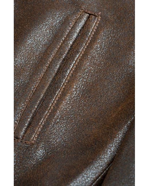Last Wolf Brown Rainier Moto Jacket for men