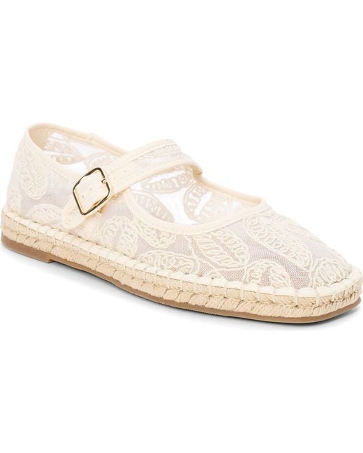 Matisse White Meg Mary Jane Flat