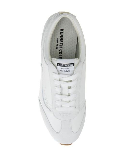 Kenneth Cole White Alma Sneaker