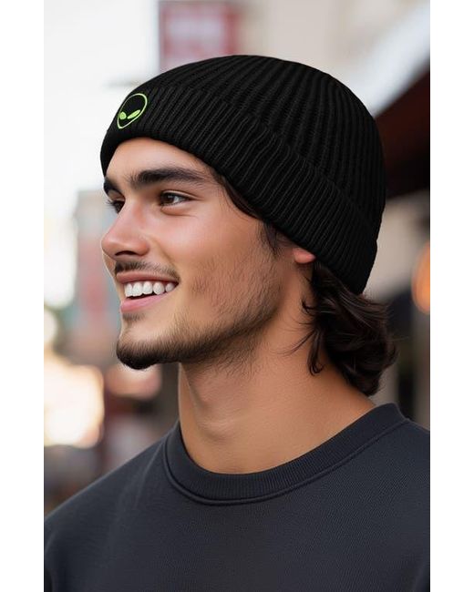 Alix Black Alien Watch Cap for men