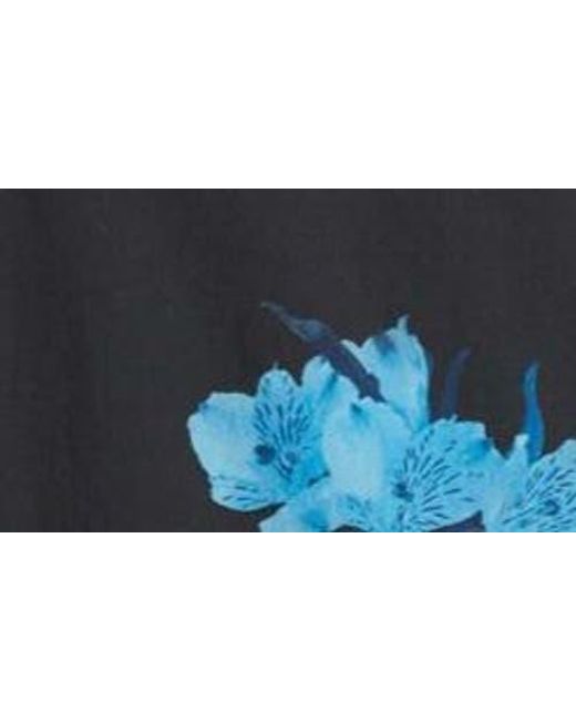 Rails Blue Monaco Floral Short Sleeve Button-Up Shirt for men