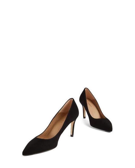 L.K.Bennett Black Floret Pointed Toe Pump
