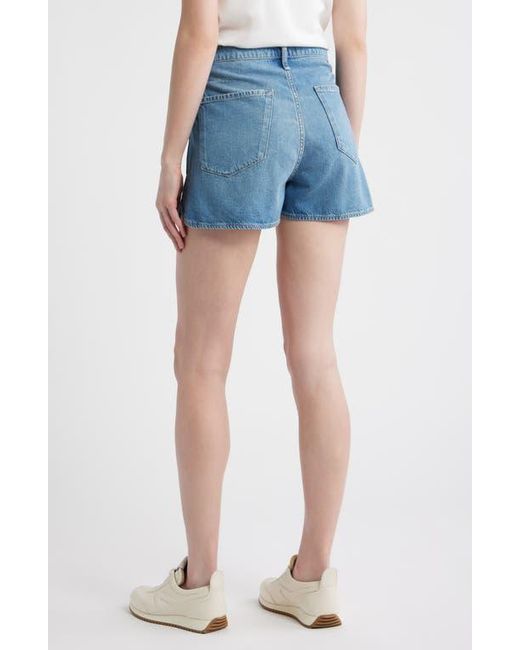 Rag & Bone Blue Featherweight Nolan Drawstring Denim Shorts