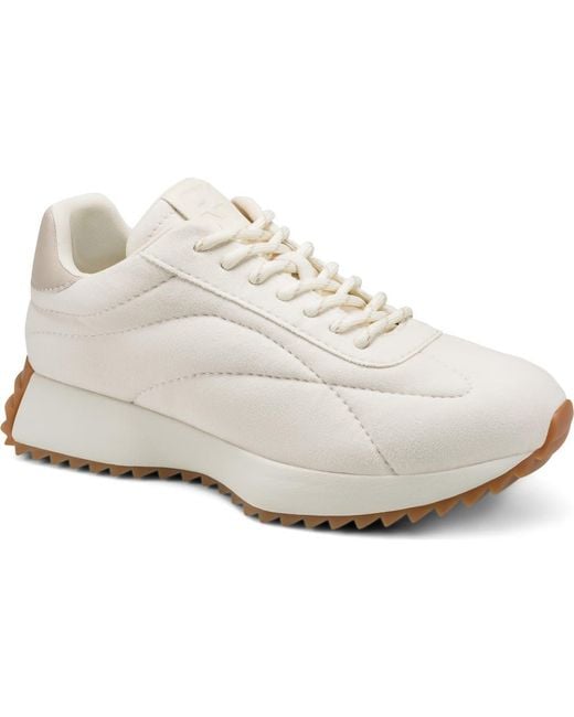 DKNY White Natanya Sneaker