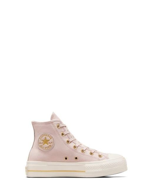 Converse White Chuck Taylor All Star Lift High Top Platform Sneaker