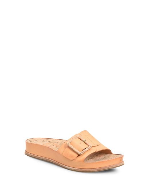 KorkEase Tutsi Buckle Slide Sandal in Pink Lyst