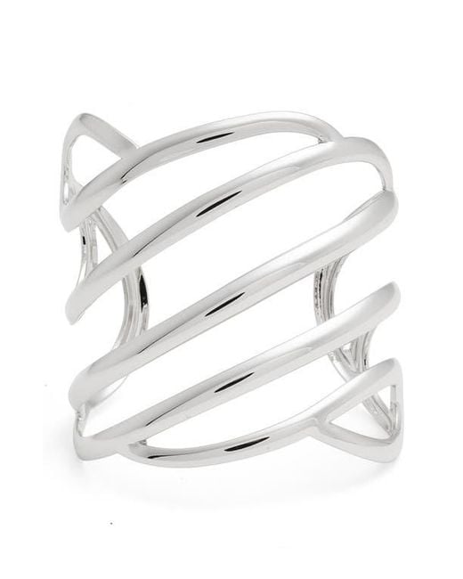Nordstrom White Multiband Cuff Bracelet