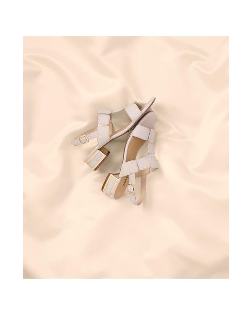 Vaneli Multicolor Hatty Metallic Slingback Sandal