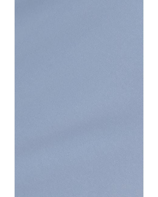 Lulus Blue Vida Pleated Bodice Cocktail Maxi Dress