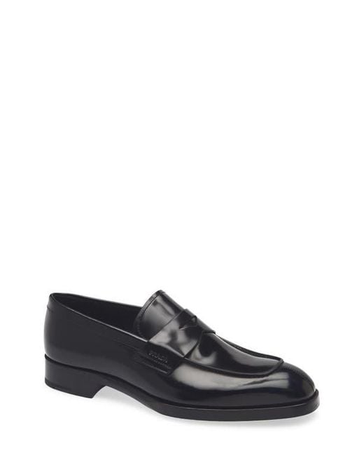 Prada Black Penny Loafer for men