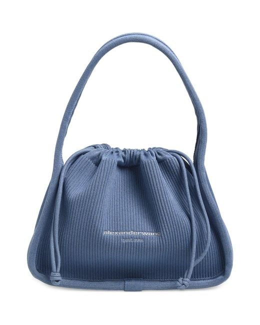 Alexander Wang Blue Small Ryan Handbag