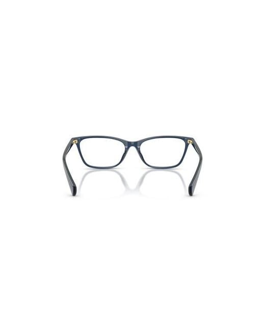 Ralph Blue 53Mm Rectangle Optical Glasses