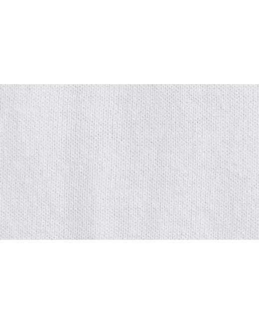 BBCICECREAM White Bb Curve Logo Graphic T-Shirt for men