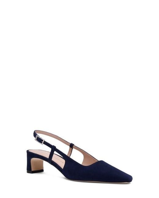 Stuart Weitzman Blue Slingback Pump