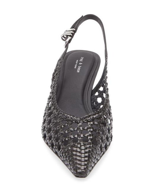 Rag & Bone Blue Brynn Slingback Pump