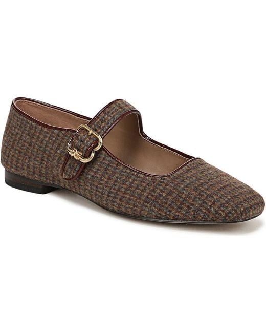 Sam Edelman Brown Michaela Mary Jane Flat