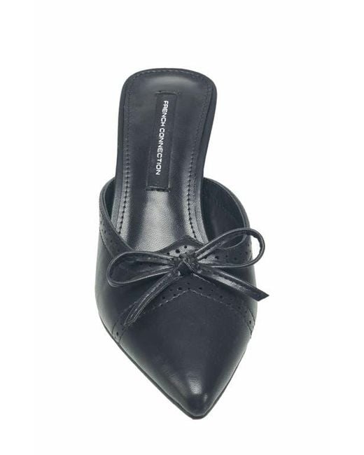 French Connection Blue Brea Kitten Heel