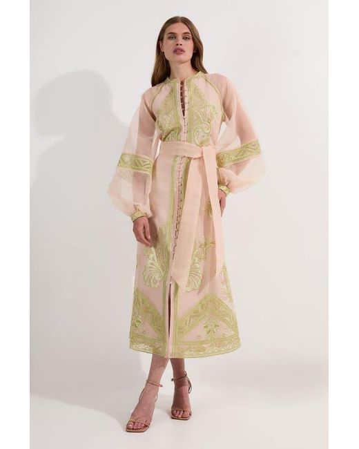 off shoulder flowy dresses R.Vivimos Womens Puff Sleeve A-Line Midi Dress, Babyblue, S Handmade in London Bohemian Beach Lace Wedding T-308:9-12M FurtherReduction:012226