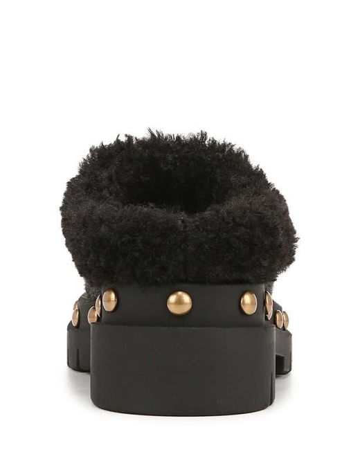 Circus by Sam Edelman Black Annie Faux Shearling Lined Clog
