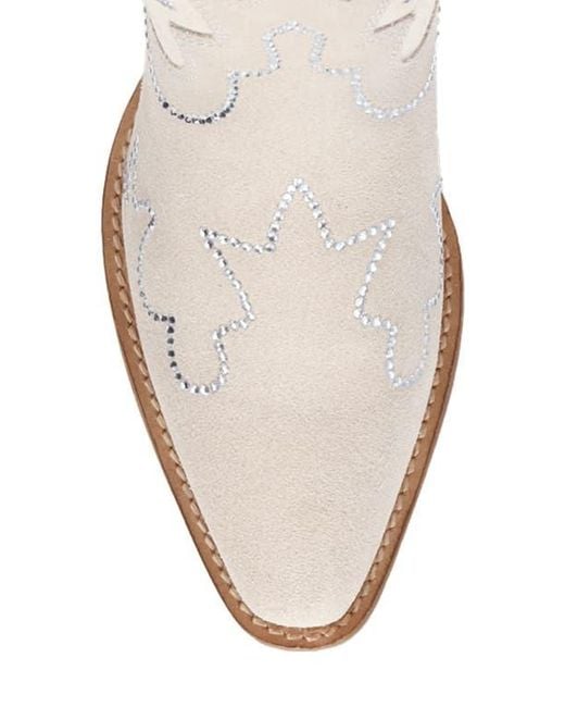 Dingo White Tiny Pony Rhinestone Western Boot