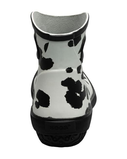 Bogs Black Patch Waterproof Rain Boot