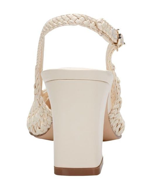 Marc Fisher Natural Zaiden Slingback Pointed Toe Pump